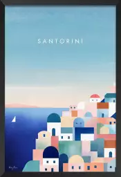 Santorini - poster paysage