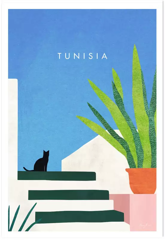 Tunisia - affiche de chat