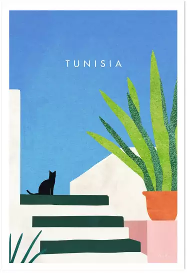 Tunisia - affiche de chat