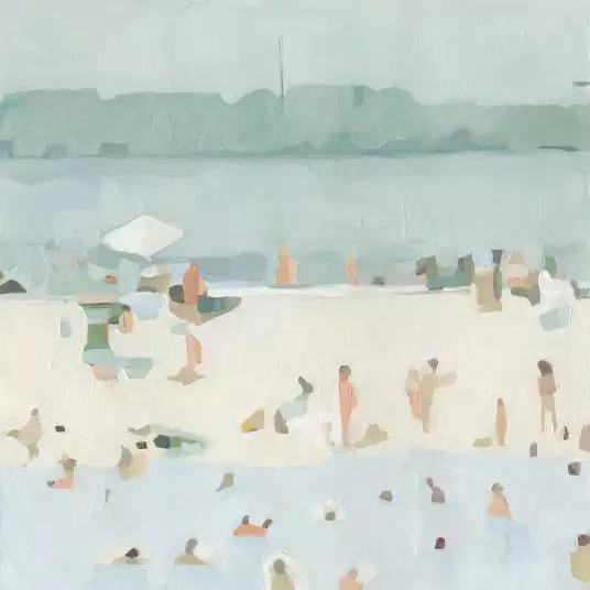 Banc de sable - papier peint mer plage