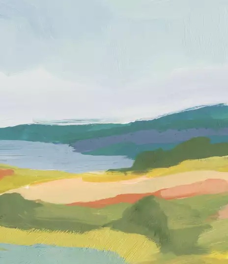 Baie Vivid - papier peint avec paysage