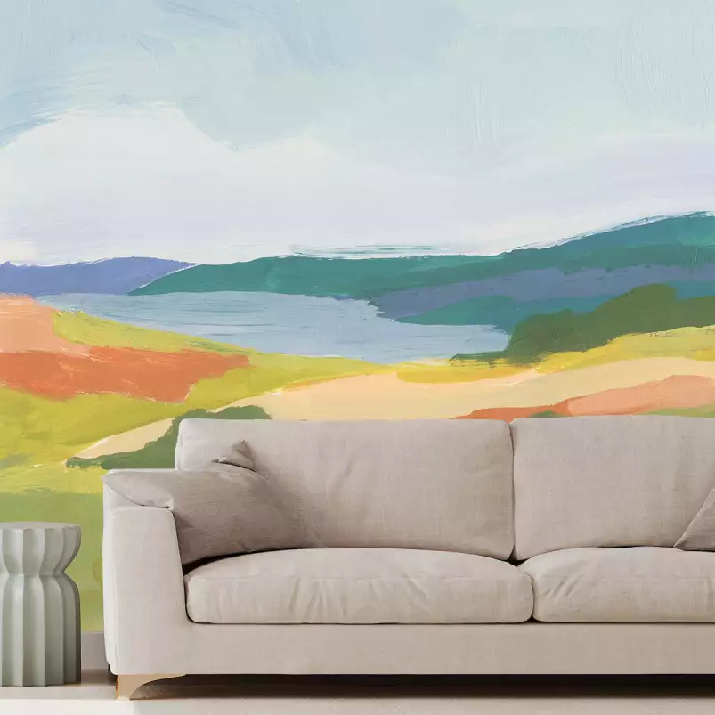 Baie Vivid - papier peint avec paysage