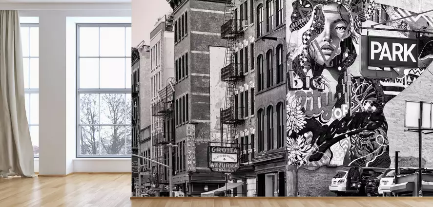 City of dreams NY - papier peint street art