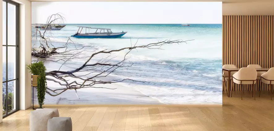 Turquoise  Bali - papier peint mer plage