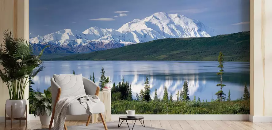 Alaska - papier peint panoramique montagne
