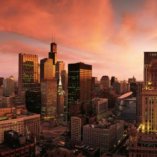Skyline Chicago - papier peint ville