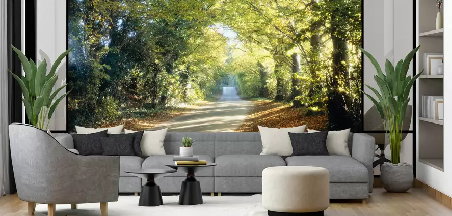 Campagne anglaise - decor mural paysage