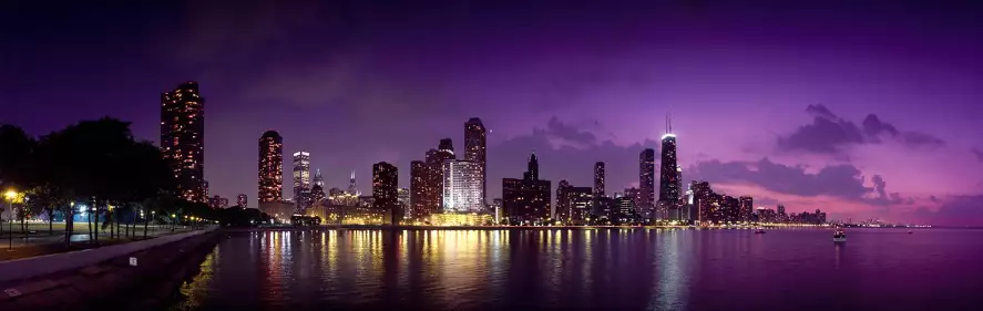New York violet - papier peint new york