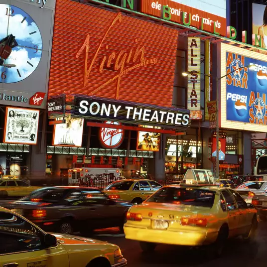 Broadway life - papier peint new york