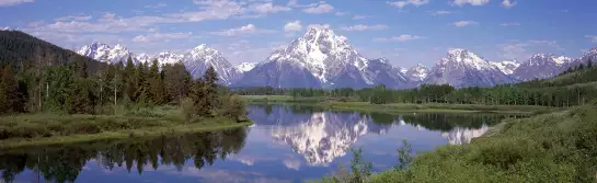 Mt Moran dans le Wyoming - decor mural paysage