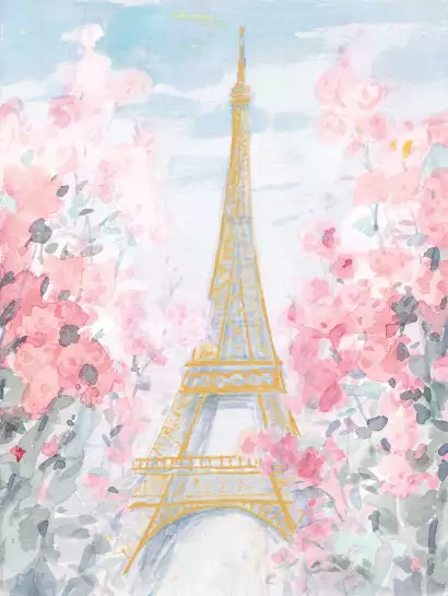 Pastel Paris - papier peint luxe paris