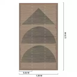 Cotangente - tapisserie panoramique couloir