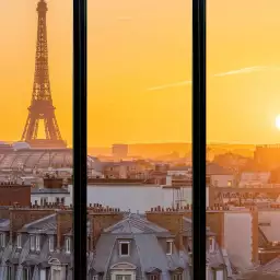 Fenêtre sur Paris - tapisserie panoramique