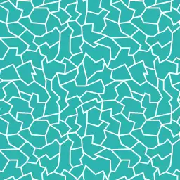 Puzzle turquoise - tapisserie décor