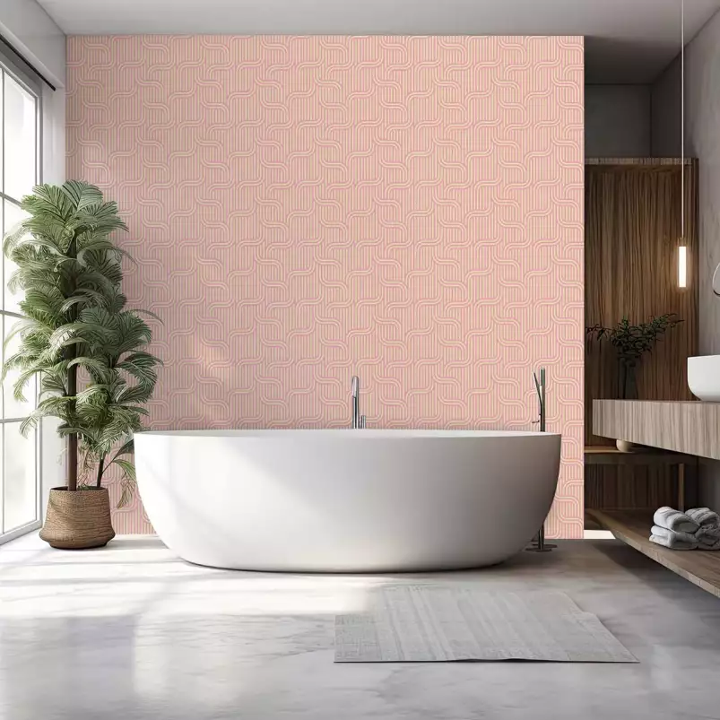 Pink roots - deco tapisserie