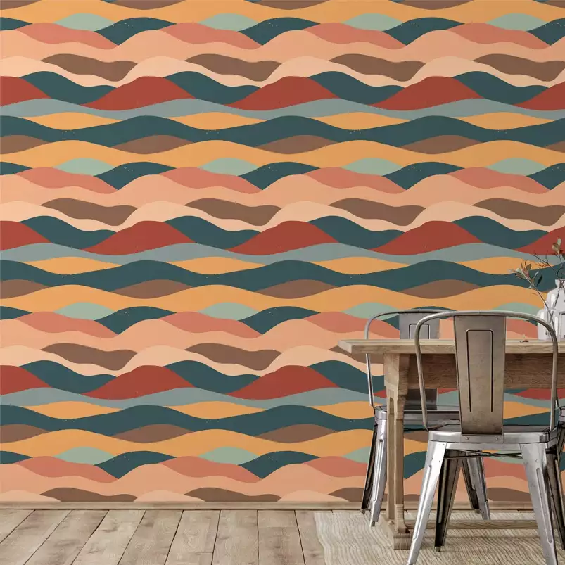 Vintage wave - tapisserie murale