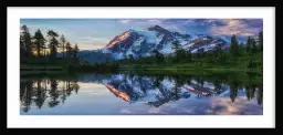 Aurore sur le Mont Shuksan - tableaux montagne