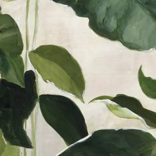 Étude tropicale II - papier peint plante