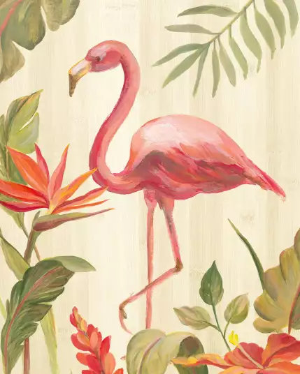 Jardin tropical - papier peint jungle tropicale