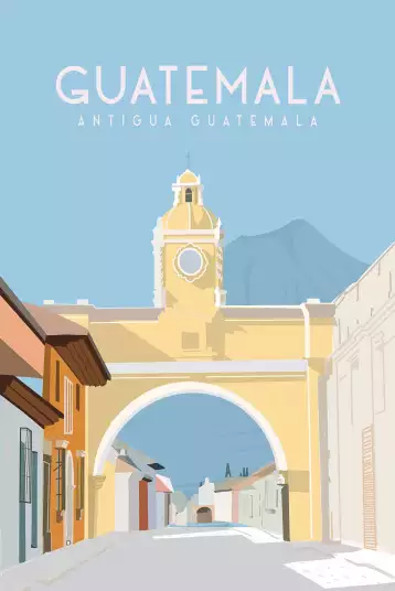 Antigua Guatemala - papier peint monde