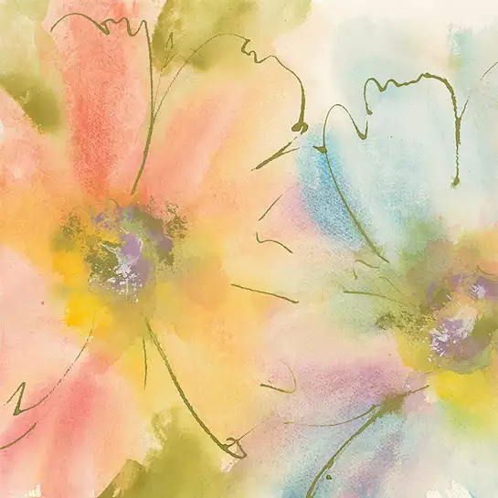 Pastel flower - panoramique floral