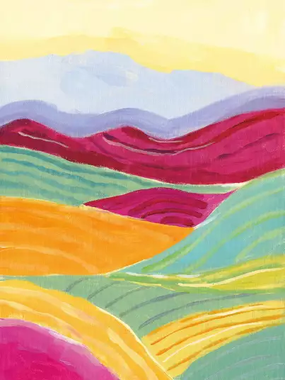 Cousu ensemble - papier peint abstrait coloré