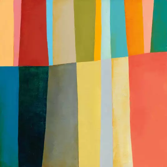 Stripes pastel - papier peint abstrait coloré