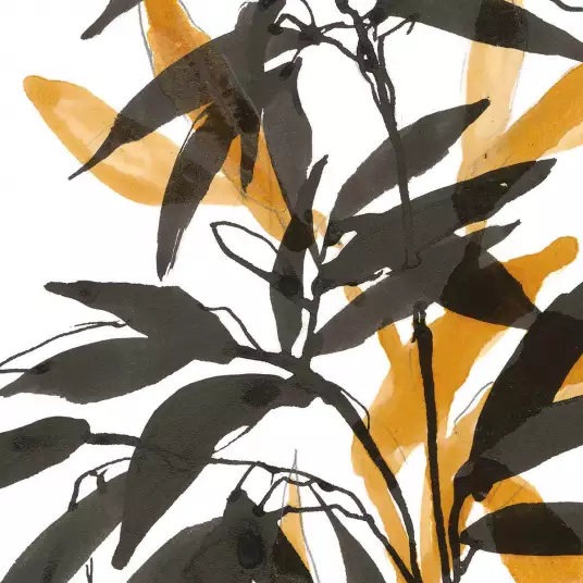 Simplissisme bambou - papier peint motif feuillage