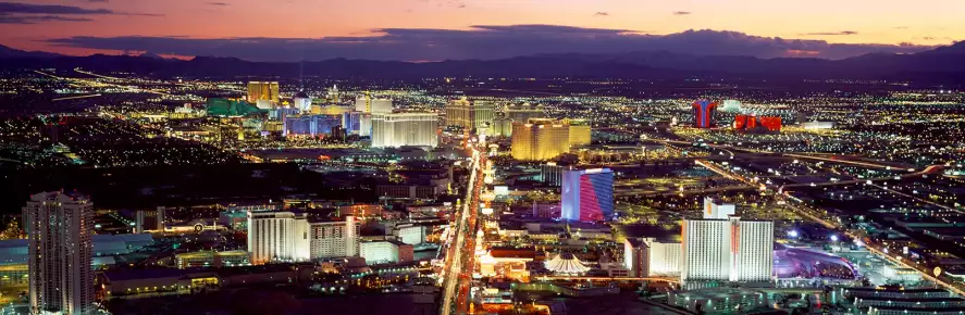The Strip  Las Vegas - panorama ville