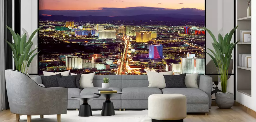 The Strip  Las Vegas - panorama ville