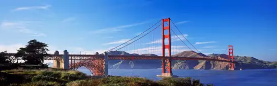 Golden Gate Bridge - panorama ville