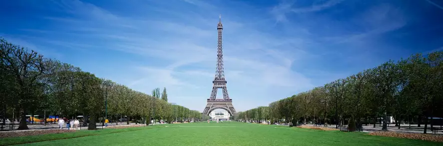 Les pelouses de Paris - papier peint panoramique paris