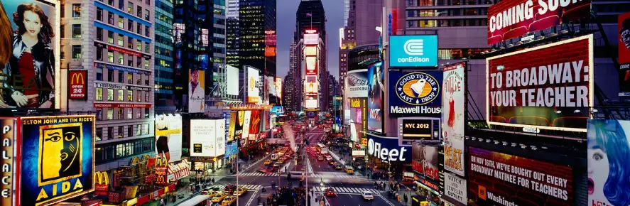 Times Square, Manhattan - panorama ville
