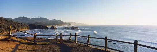 Cannon beach en Oregon - papier peint bord de mer