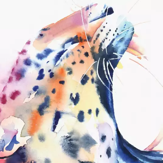 Léopard sauvage - papier peint animaux savane