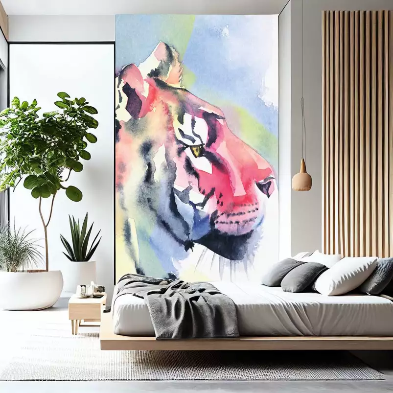 Portrait de tigre - papier peint animaux savane