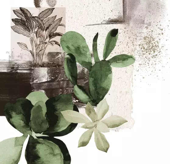 Botanicum - papier peint motif plantes