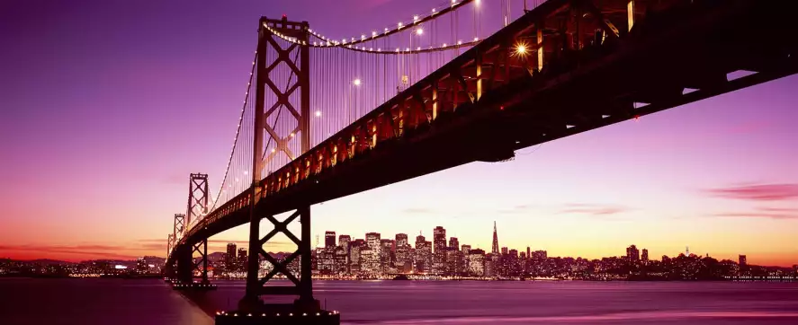 Baie de San Francisco - panorama ville