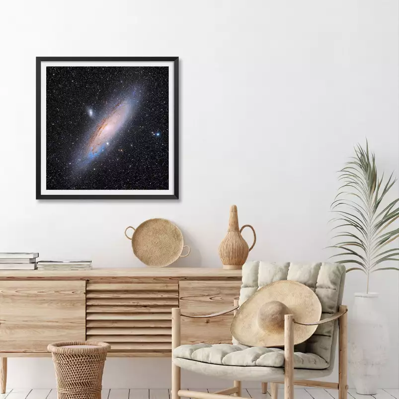 Andromède - affiche astronomie