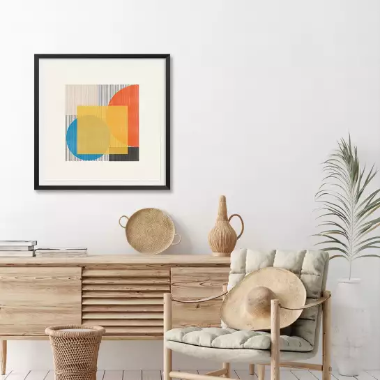 Objet moderne en 1950 - art géométrique