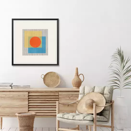 Objet moderne les années 50 - art géométrique