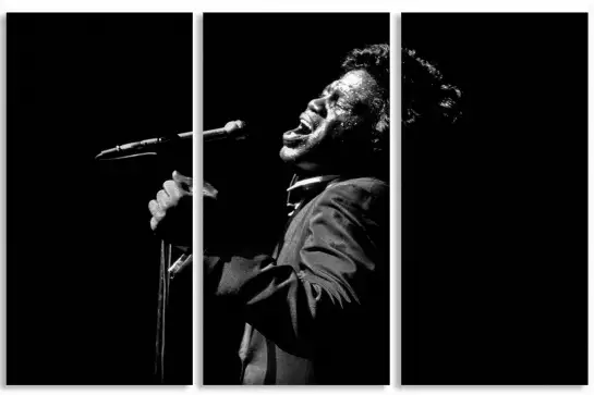 James Brown à l' Olympia en 1967 - affiche chanteur