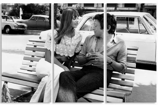 Jane Birkin et Serge Gainsbourg en 1969 à Cannes - photos noir et blanc célébrités