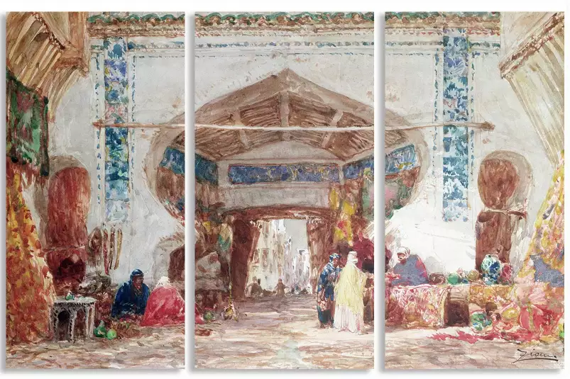 Le bazar de Constantinople - tableau célèbre