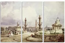 La Concorde en 1837 - tableau célèbre