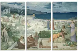 La colonie grecque à Marseille par Puvis de Chavannes en 1869 - tableau célèbre