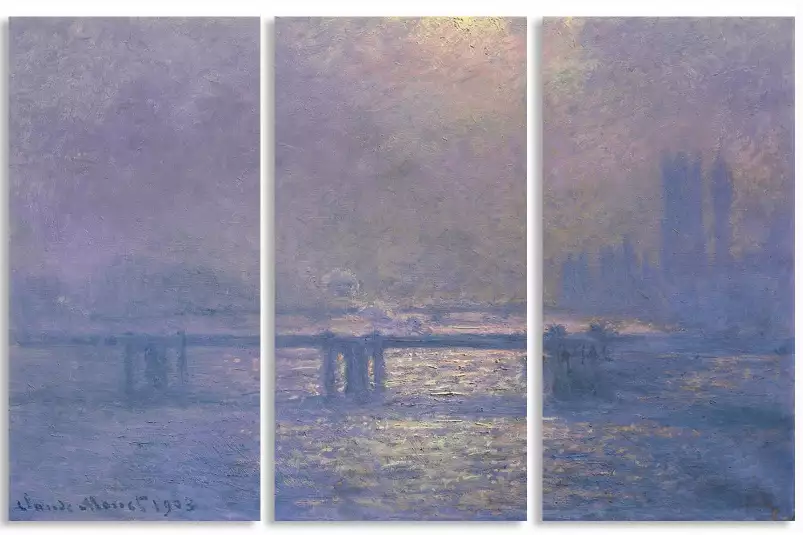 Londres par Claude Monet en 1903 - reproduction tableau