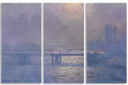 Londres par Claude Monet en 1903 - reproduction tableau