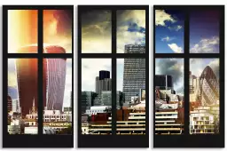 Urbanisation - affiche paysage urbain