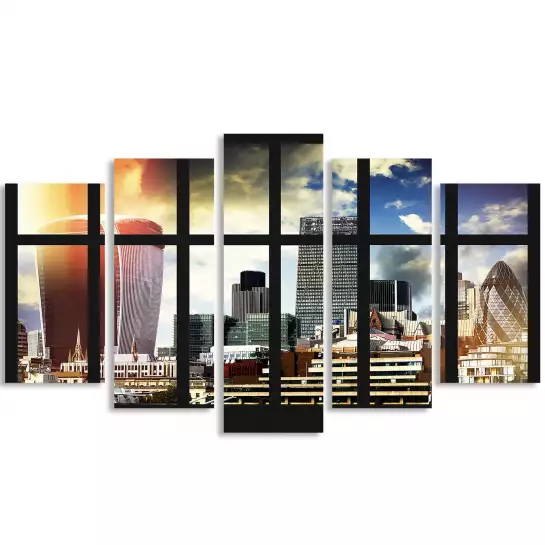 Urbanisation - affiche paysage urbain